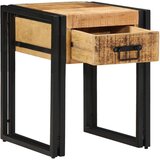 vidaXL Naravni mangov les Trden grob mangov les 40 x 40 x 50 cm Trajen | Shoptok.si