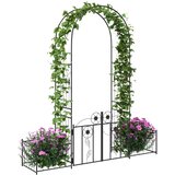 Vrtni lok s ključavnico Črna 203 x 50 x 218 cm, (5000160712) | Shoptok.si