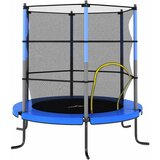  Trampolin sa sigurnosnom mrežom okrugli 140 x 160 cm plavi | shoptok.hr