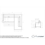 Miuform Svijetlo siva sklopiva/s prostorom za odlaganje kutna garnitura (s lijevim kutom/u obliku slova L) Scandic Lagom – | shoptok.hr