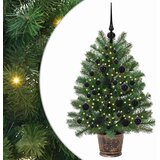 vidaXL Umestno božično drevo med 150 LED Zelena 90 cm PE in PVC | Shoptok.si