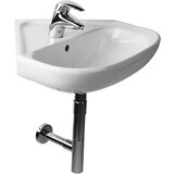 Jika H8166140001041 Deep 55 x 56 cm kotni keramični umivalnik z odprtino za armaturo Cene