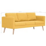 vidaXL 2-dijelni set sofa od tkanine žuti | shoptok.hr