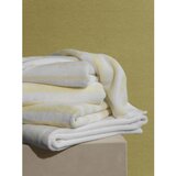 Blomus Svetlo rumena/bela frotirna brisača iz organskega bombaža 70x140 cm Arto – | Shoptok.si