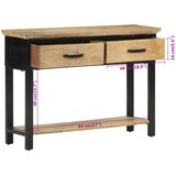  Konzolni stol 110 x 30 x 75 cm od masivnog grubog drva manga | shoptok.hr