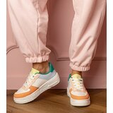 Gemre Orange sports sneakers on Luneta platform | Shoptok.si