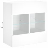  Zidni TV ormarić s LED svjetlima bijeli 58,5x30x60,5 cm | Eponuda.com