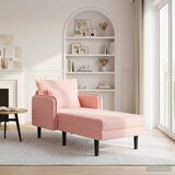  Preveliki šezlong Ružičasta Bouclé | shoptok.hr