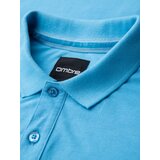 Ombre Cotton pique knit polo shirt - light blue | shoptok.hr