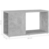 TV ormarić siva boja betona 60 x 24 x 32 cm konstruirano drvo | shoptok.hr