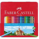  Barvice Faber-Castell set 24 barv v kovinski škatli z odprtino | Shoptok.si