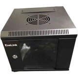 ExeLink rek 10 in 4U zidni orman vrata staklena,crni,312 × 300 × 310 mm Cene