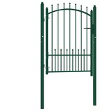  Vrata za ogradu EMMEN s šiljcima čelik 104x109,5 cm zelena Cijene