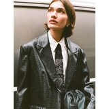 Reserved Jakna od imitacije kože - crno | shoptok.hr