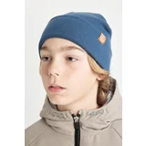 Defacto Boy's Woven Labeled Knitted Beret V1853a624wn