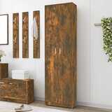 The Living Store Garderobna omara dimljeni hrast 55x25x189 cm konstruiran les - Garderobna Omara Za Hodnik, (21434324) Cene