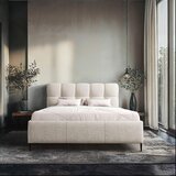 Boxxx OBLAZINJENA POSTELJA 200 cm x 200 cm , tekstil naravne barve | Shoptok.si
