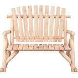 Vrtna klupa za ljuljanje s 2 sjedala 123x96x102 cm drvo smreke | Eponuda.ba