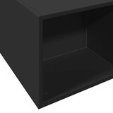  Okvir za krevet crni 150x200 cm konstruirano drvo | shoptok.hr