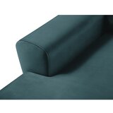 Cosmopolitan Design Petrolej zelena baršunasti sklopiva/s prostorom za odlaganje kutna garnitura (s lijevim kutom/s ležaljkom) Kyoto – | shoptok.hr