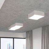  SL.1054 - plafonsko svetlo square 2xE27/60W/230V belo | Eponuda.com