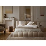 Micadoni Sivi tapecirani bračni krevet s prostorom za odlaganje s podnicom 180x200 cm Solange – | shoptok.hr