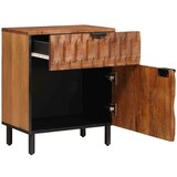 Noćni ormar s ladicama Smeđa 50 x 33 x 60 cm Čvrsto drvo manga | shoptok.hr