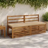  Jastučić za klupu SOEST 100% poliester Bež 140 x 50 x 5 cm Slike