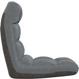  Zložljiv talni stol svetlo sivo blago | Shoptok.si