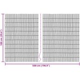  Vrtna Ograda Karbonizirano 500 x 100 cm Trska | shoptok.hr