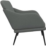  Klupa tamnosiva 110 x76 x 80 cm od tkanine | shoptok.hr