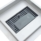  2 u 1 tušni odvod Srebrno 15 x 15 cm Nehrđajući čelik 304 | shoptok.hr