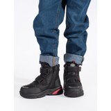 Shelvt Black padded boys' boots | shoptok.hr