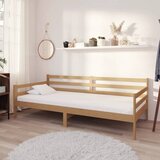  Dnevni ležaj s madracem 90x200 cm boja meda od masivne borovine | shoptok.hr