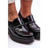 Boto Leather Half-Boots On A Heel With Decoration Black Gelanor | Shoptok.si