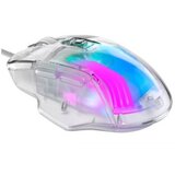 Havit USB miš MS1011SE transparent bela | ePonuda.com