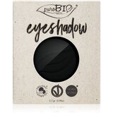 puroBIO cosmetics Compact senčilo za veke REFILL - 04 Črna (mat) REFIL Cene