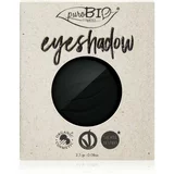 puroBIO cosmetics Kompaktno sjenilo za oči REFILL - 04 Crna (mat) - za ponovno punjenje