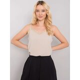 Modalinda Fashion Top-AI-TP-6012.14P-Light Beige | Shoptok.si