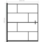 Pregrada za tuš ESG 116 x 140 cm crna | Eponuda.ba
