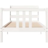 Okvir kreveta s uzglavljem bez madraca bijeli 90x200 cm | shoptok.hr