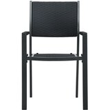  9-dijelni vrtni blagovaonski set crni | shoptok.hr
