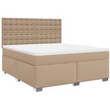  Krevet box spring s madracem cappuccino 180x200 cm umjetna koža | shoptok.hr
