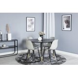 Venture Home Dipp okrugli blagovaonski stol ⌀115 cm, crni | shoptok.hr