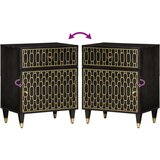  Nočna omarica 50x33x60 cm trden mangov les | Shoptok.si