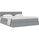  Postelja s shranjevanjem Svetlo siva 180 x 200 cm Umjetno usnje, (5000101343) | Shoptok.si