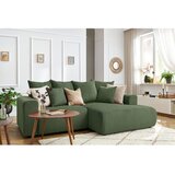 Bobochic Paris Zelena baršunasti kutna garnitura Enjoy – | shoptok.hr