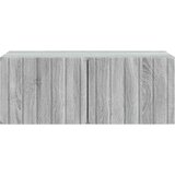 TV ormar za zid 78,5 x 41 x 30 cm Siva Sonoma Konstruirano drvo | Eponuda.com