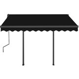  Automatska tenda na uvlačenje sa stupovima 3 5 x 2 5 m antracit | shoptok.hr