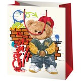 Cardex Velika darilna vrečka s kapo medvedka 27x14x33cm | Shoptok.si